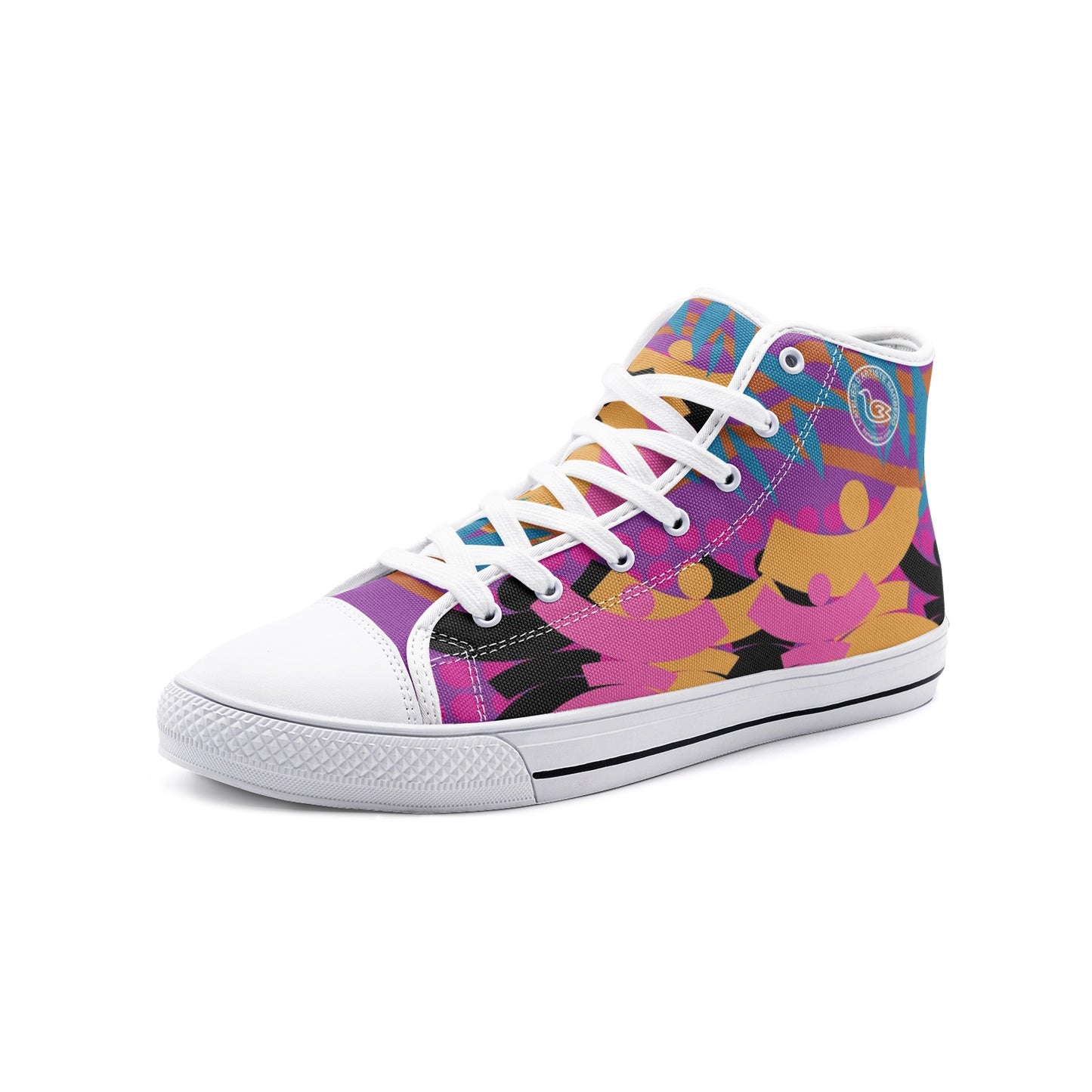 La boutique Narbero. Baskets hautes en toile unisexe Dolores, "Samba".