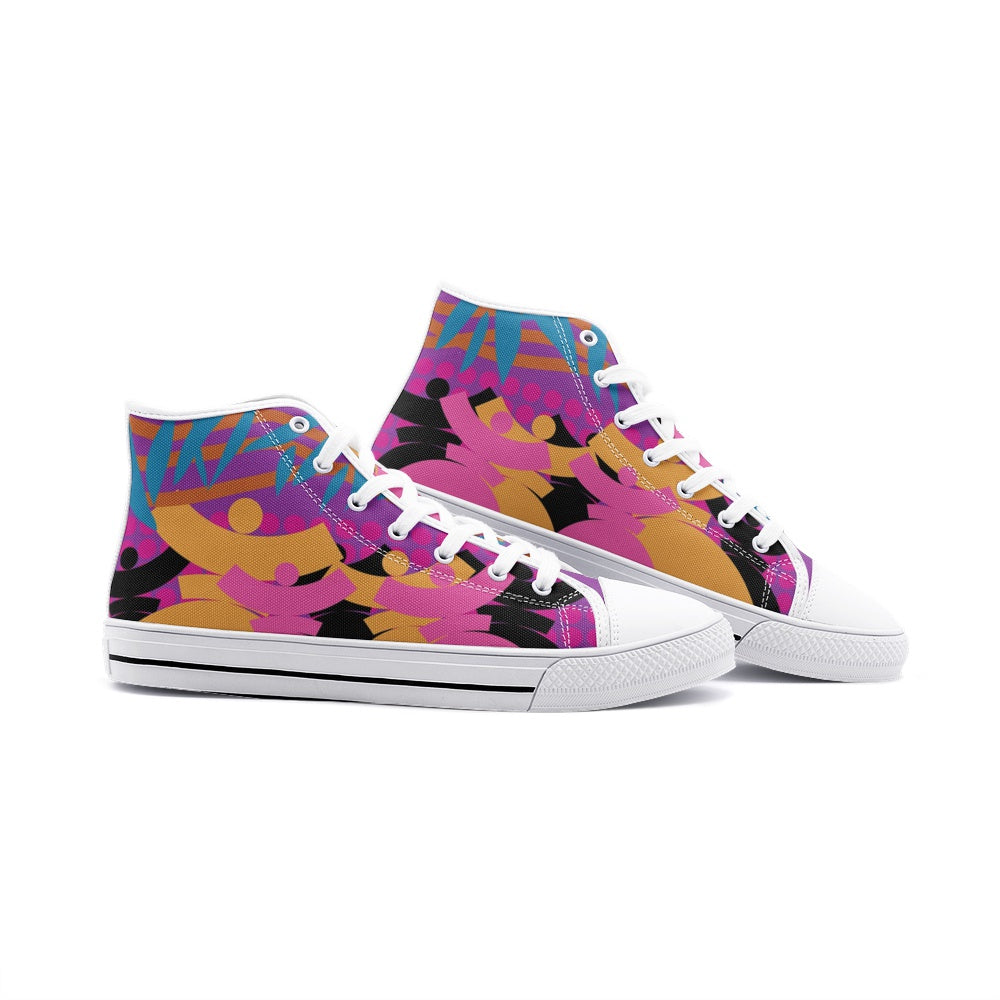 La boutique Narbero. Baskets hautes en toile unisexe Dolores, "Samba".